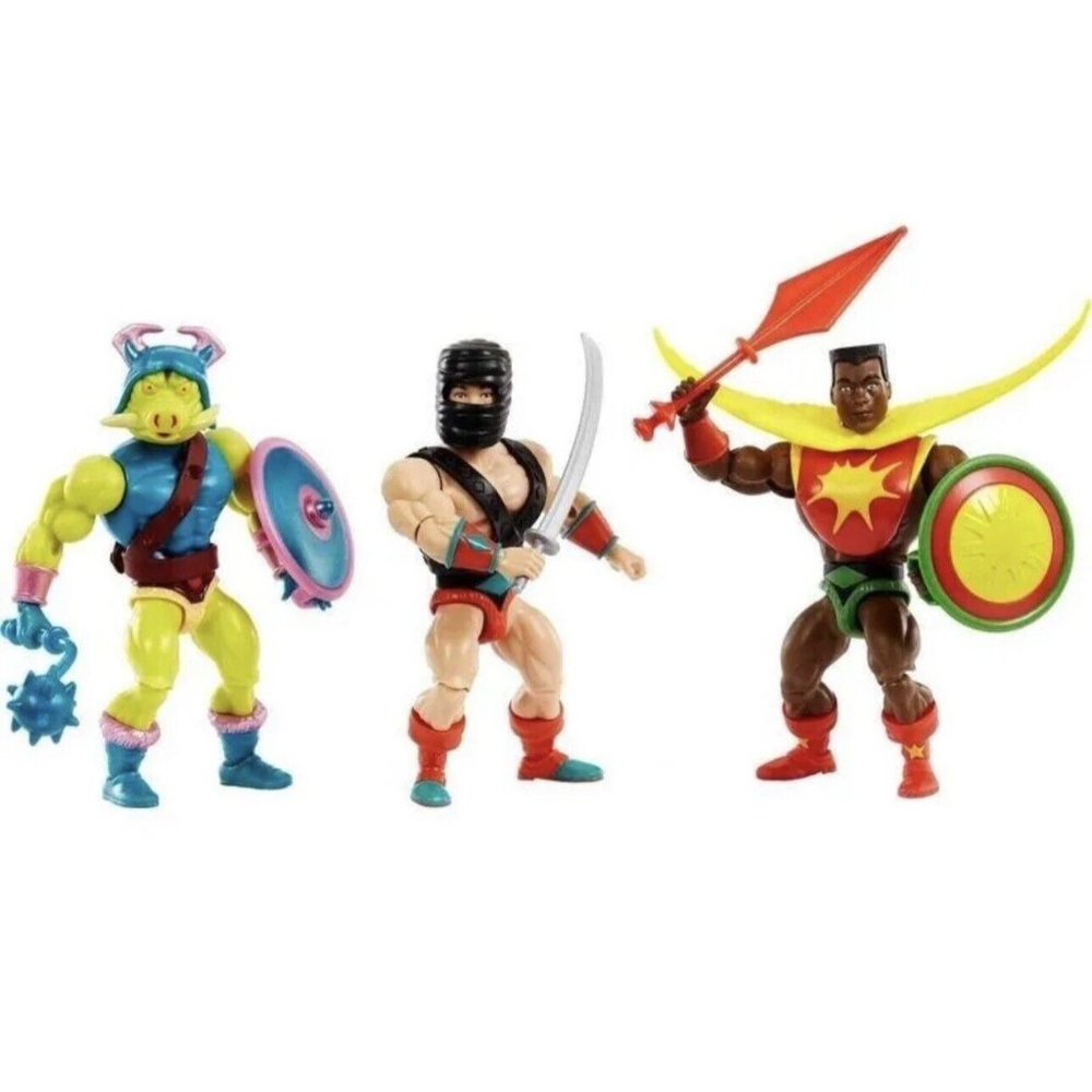 MOTU Sun-Man and the Rulers of the Sun Pig-Head Space Sumo New in Box Fast Ship!